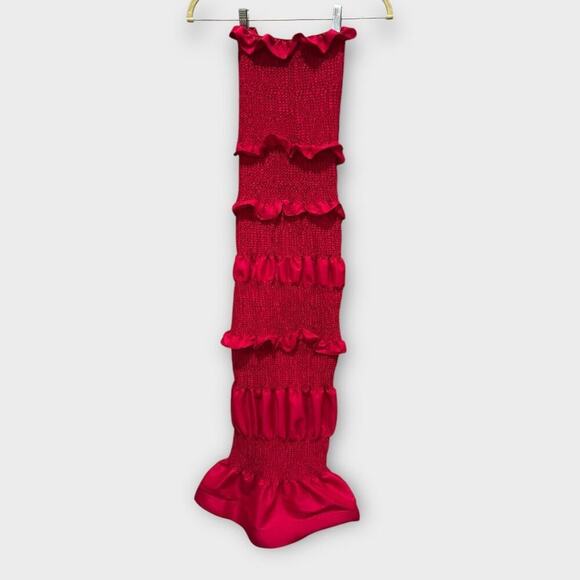 ORIRE Nama Smocked Ruffle Strapless Maxi Dress Size US/2 - Picture 7 of 8